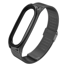 Tech-Protect MilaneseBand dirželis, skirtas Xiaomi Mi Smart Band 5 / 6 / 6 NFC - juodas