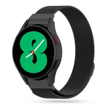 Tech-Protect MilaneseBand 2 dirželis, skirtas Samsung Galaxy Watch 4 / 5 / 5 Pro / 6 / 7 / FE - juodas