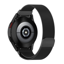 Tech-Protect MilaneseBand 2 dirželis, skirtas Samsung Galaxy Watch 4 / 5 / 5 Pro / 6 / 7 / FE - juodas