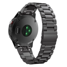 Tech-Protect nerūdijančio plieno apyrankė, skirta Garmin Fenix ​​5 / 6 / 6 Pro / 7 - juoda