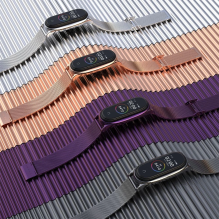 Tech-Protect MilaneseBand dirželis, skirtas Xiaomi Mi Smart Band 7 / 7 NFC - auksinis