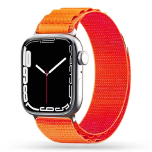 Tech-Protect Nylon Pro Strap for Apple Watch 4 / 5 / 6 / 7 / 8 / 9 / SE / Ultra 1 / 2 (42 / 44 / 45 / 49 mm) - Orange