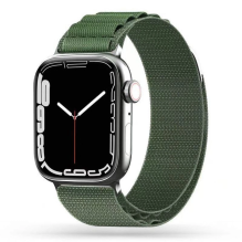 Tech-Protect Nylon Pro dirželis, skirtas Apple Watch 4/5/6/7/8/9/SE/Ultra 1/2 (42/44/45/49 mm) – tamsiai žalia