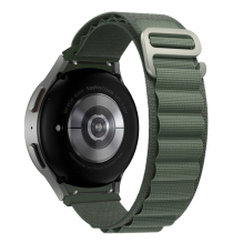 Tech-Protect Nylon Pro dirželis, skirtas Samsung Galaxy Watch 4 / 5 / 5 Pro / 6 / 7 / FE - tamsiai žalia