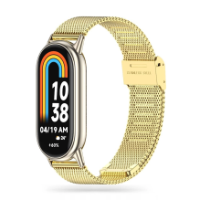 Tech-Protect MilaneseBand dirželis, skirtas Xiaomi Smart Band 8/8 NFC - auksinis