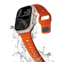 Tech-Protect IconBand Line, skirta Apple Watch 4 / 5 / 6 / 7 / 8 / 9 / SE / Ultra 1 / 2 (42 / 44 / 45 / 49 mm) - oranžin