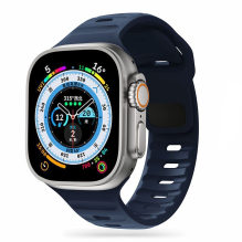 Tech-Protect IconBand Line, skirta Apple Watch 4 / 5 / 6 / 7 / 8 / 9 / SE / Ultra 1 / 2 (42 / 44 / 45 / 49 mm) - tamsiai