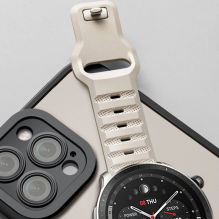 Tech-Protect IconBand Line dirželis, skirtas Samsung Galaxy Watch 4 / 5 / 5 Pro / 6 / 7 / FE - tamsiai mėlyna