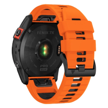 Tech-Protect IconBand Pro dirželis, skirtas Garmin Fenix ​​3 / 5X / 3HR / 5X Plus / 6X / 6X Pro / 7X - oranžinė ir juoda