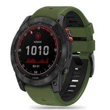 Tech-Protect IconBand Pro dirželis, skirtas Garmin Fenix ​​3 / 5X / 3HR / 5X Plus / 6X / 6X Pro / 7X - tamsiai žalia / j