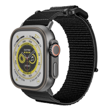 Tech-Protect Scout dirželis, skirtas Apple Watch 4 / 5 / 6 / 7 / 8 / 9 / SE / Ultra 1 / 2 (42 / 44 / 45 / 49 mm) - juoda