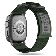 Tech-Protect Scout dirželis, skirtas Apple Watch 4 / 5 / 6 / 7 / 8 / 9 / SE / Ultra 1 / 2 (42 / 44 / 45 / 49 mm) - tamsi