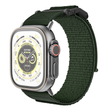 Tech-Protect Scout dirželis, skirtas Apple Watch 4 / 5 / 6 / 7 / 8 / 9 / SE / Ultra 1 / 2 (42 / 44 / 45 / 49 mm) - tamsi