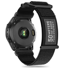 Tech-Protect Scout dirželis, skirtas Garmin Fenix ​​3 / 5X / 3HR / 5X Plus / 6X / 6X Pro / 7X - juodas