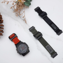 Tech-Protect Scout dirželis, skirtas Garmin Fenix ​​3 / 5X / 3HR / 5X Plus / 6X / 6X Pro / 7X - juodas