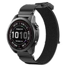 Tech-Protect Scout dirželis, skirtas Garmin Fenix ​​3 / 5X / 3HR / 5X Plus / 6X / 6X Pro / 7X - juodas