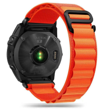 Tech-Protect Nylon Pro dirželis, skirtas Garmin Fenix ​​5 / 6 / 6 Pro / 7 - oranžinis