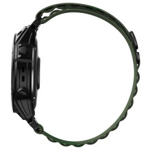 Tech-Protect Nylon Pro dirželis, skirtas Garmin Fenix ​​5 / 6 / 6 Pro / 7 - tamsiai žalia