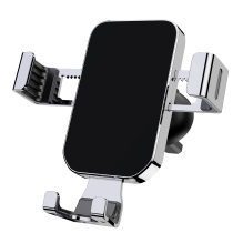  RETURNED ITEM Gravity smartphone car holder for air vent silver (YC12)