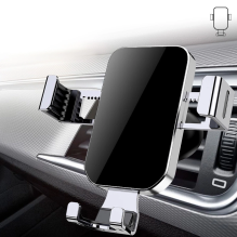  RETURNED ITEM Gravity smartphone car holder for air vent silver (YC12)