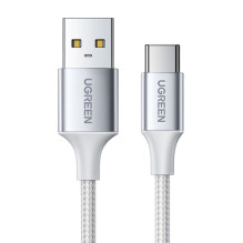 Ugreen USB-A 2.0 to USB-C Cable Nickel Plating Aluminum Braid 1m White