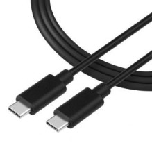 Tactical - Tactical Smooth Thread Cable USB-C / USB-C 1m Black