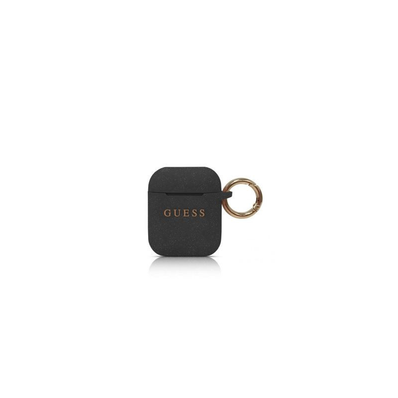 Guess - Guess Silicone Case for AirPods 1 / 2 Black