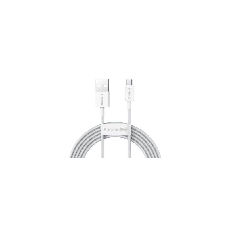 Baseus - Baseus CAMYS-A02 Superior Fast Charging Data Cable MicroUSB 2A 2m White