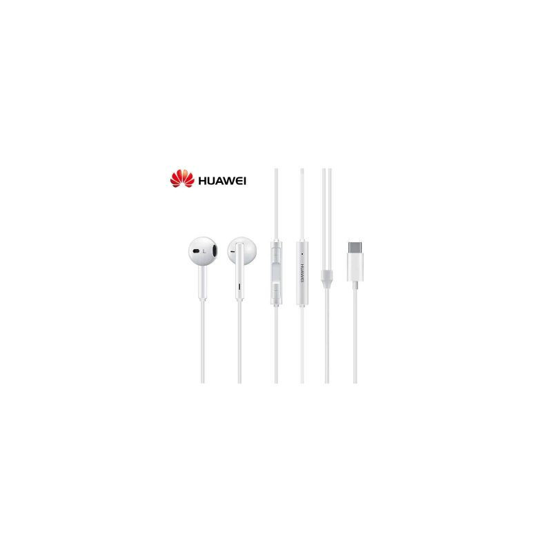 „Huawei“ – „Huawei CM33“ USB-C stereofoninės ausinės, balta (masinė)