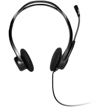 LOGITECH PC960 Corded Stereo Headset BLACK - USB