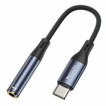 yesido YAU38 aliuminio lydinio nailono USB-C laidas, nuo c tipo iki 3,5 mm Aux Audio lizdo Ausinių ausinių kabelis USB j