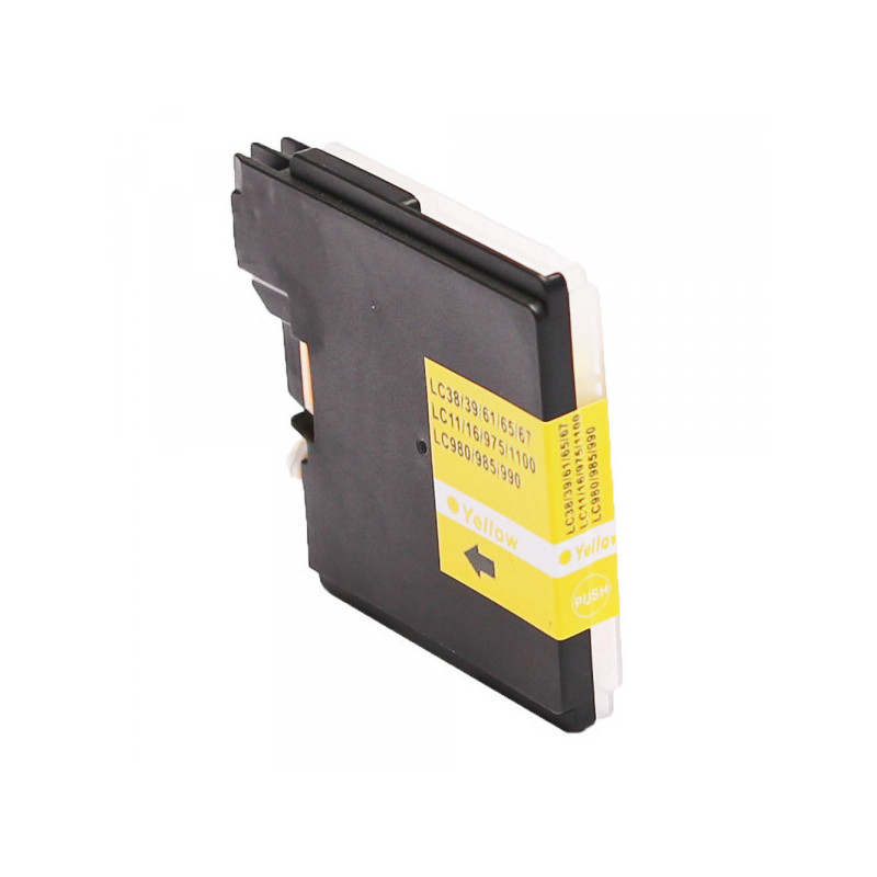 Compatible cartridge Brother LC1100/ 980 Y 