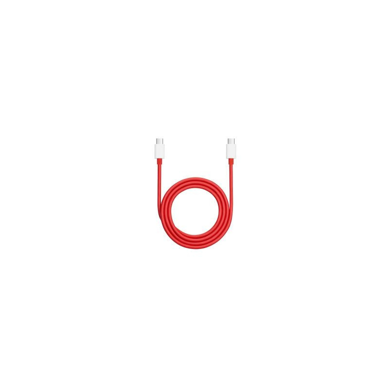 - OnePlus SUPERVOOC Charge USB-C / USB-C Data Cable 12A 1m Red