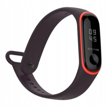 Tech-Protect Smooth dėklas, skirtas Xiaomi Mi Band 3/4 - juoda ir raudona