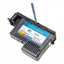 Printhead (refurbished) for HP 91 like C9462A, light magenta and light cyan