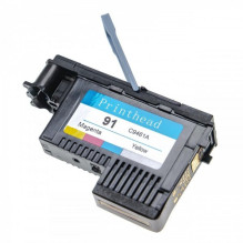 Printhead (refurbished) for HP 91 like C9461A, magenta and yellow