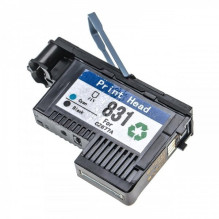 Printhead (refurbished) for HP 831 like CZ677A, cyan and black