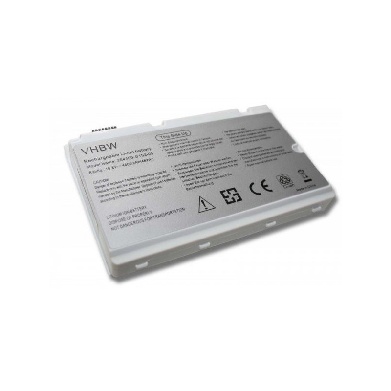 BATTERY white for FUJITSU-SIEMENS Pi2530 and others 4400mAh