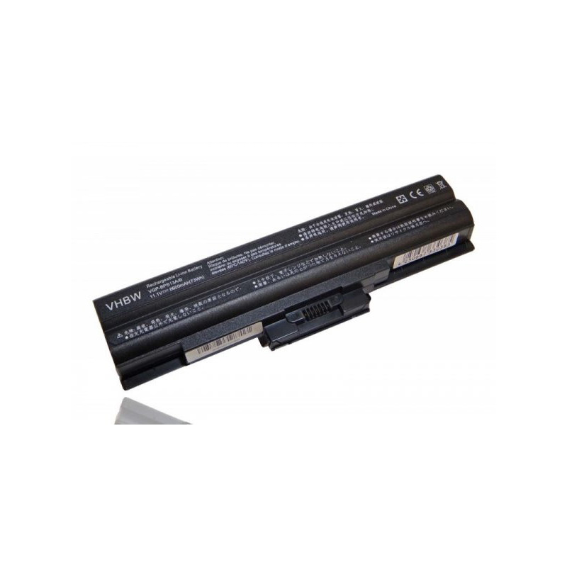 BATTERY with chip for SONY VAIO like BPS13 / BPS21 black 6600mAh