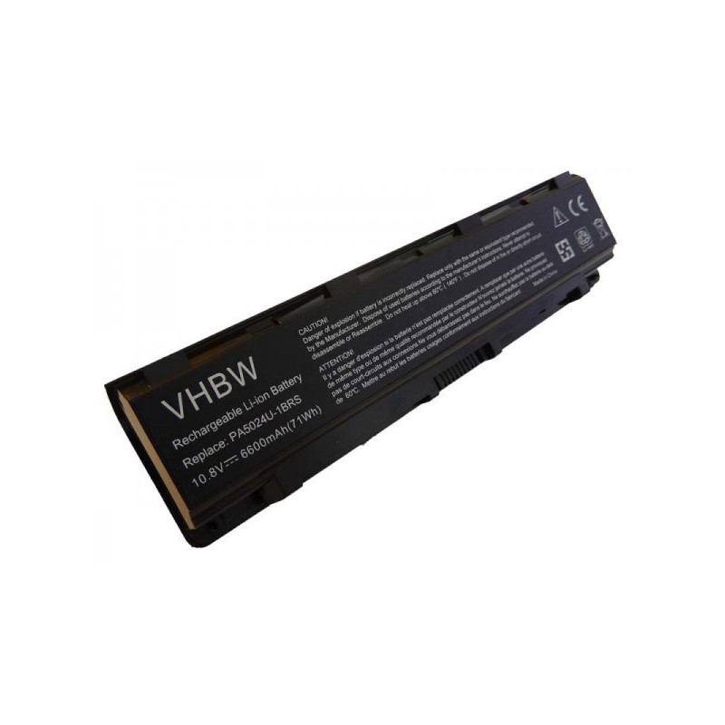 BATTERY for Toshiba like PA5023U etc. 6600mAh