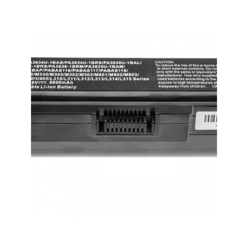 BATTERY for Toshiba Satellite M300 u.a. 6600mAh