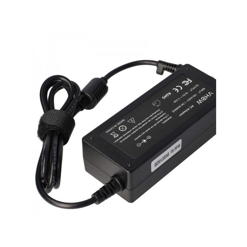 Notebook power supply model 100 (for HP 19.5V, 3.33A, 4.8 x 1.7mm)