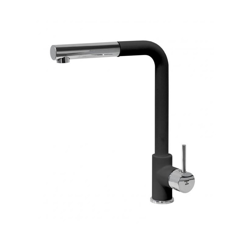 Water faucet with pull-out hose Plados -Telma VEMIXEXTL MIS58L 26TG Black matte