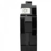 Heat shrink cassette replaces Brother HSe-251 23.6mm, black on white