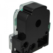 Tape cassette replaces Epson LC-6GBP, 24mm, black on green