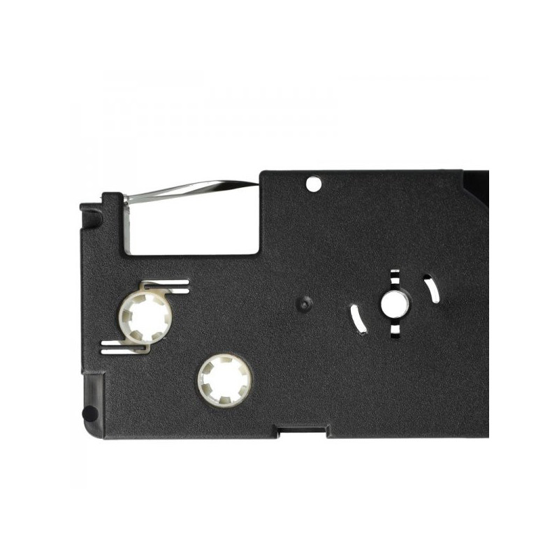 Tape cassette replaces Casio XR-9SR, 9mm, black on silver