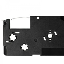 Tape cassette replaces Casio XR-6X 6mm, black on transparent