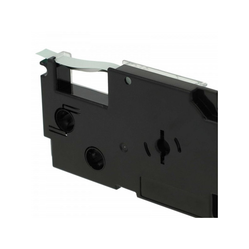 Tape cassette replaces Casio XR-6GN 6mm, black on green