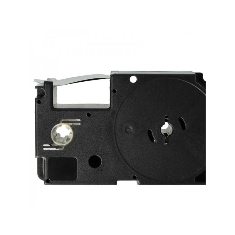 Tape cassette replaces Casio XR-24GWE 24mm, black on white