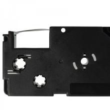 Tape cassette replaces Casio XR-18WE 18mm, black on white